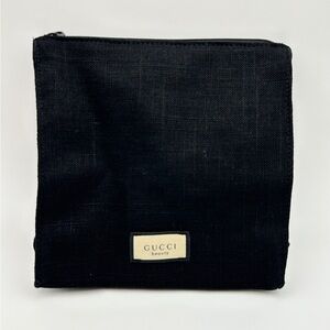 Gucci Organic Cotton Cosmetic Pouch from Gucci Beauty, New, About 7"X7"